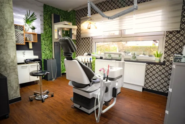 Empfangsbereich der Praxis